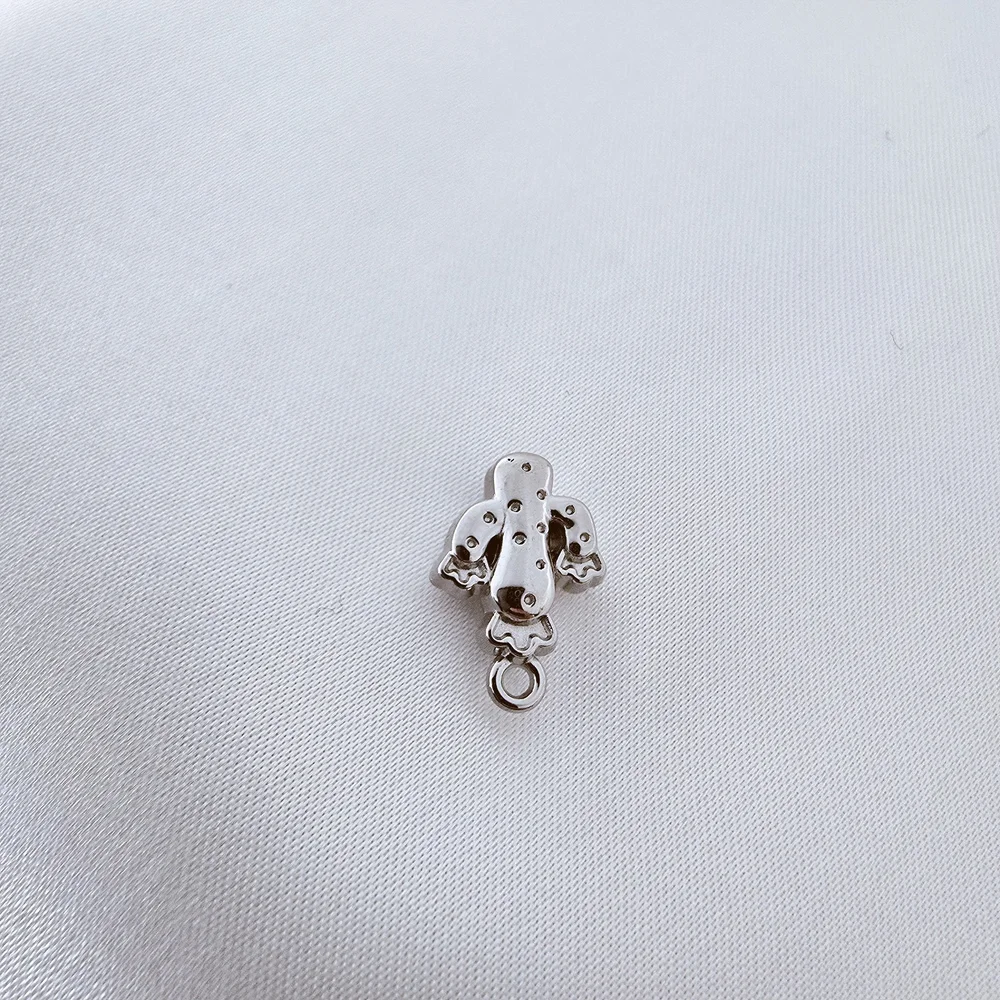 Silver Tone‎ Cactus Charm Pendant